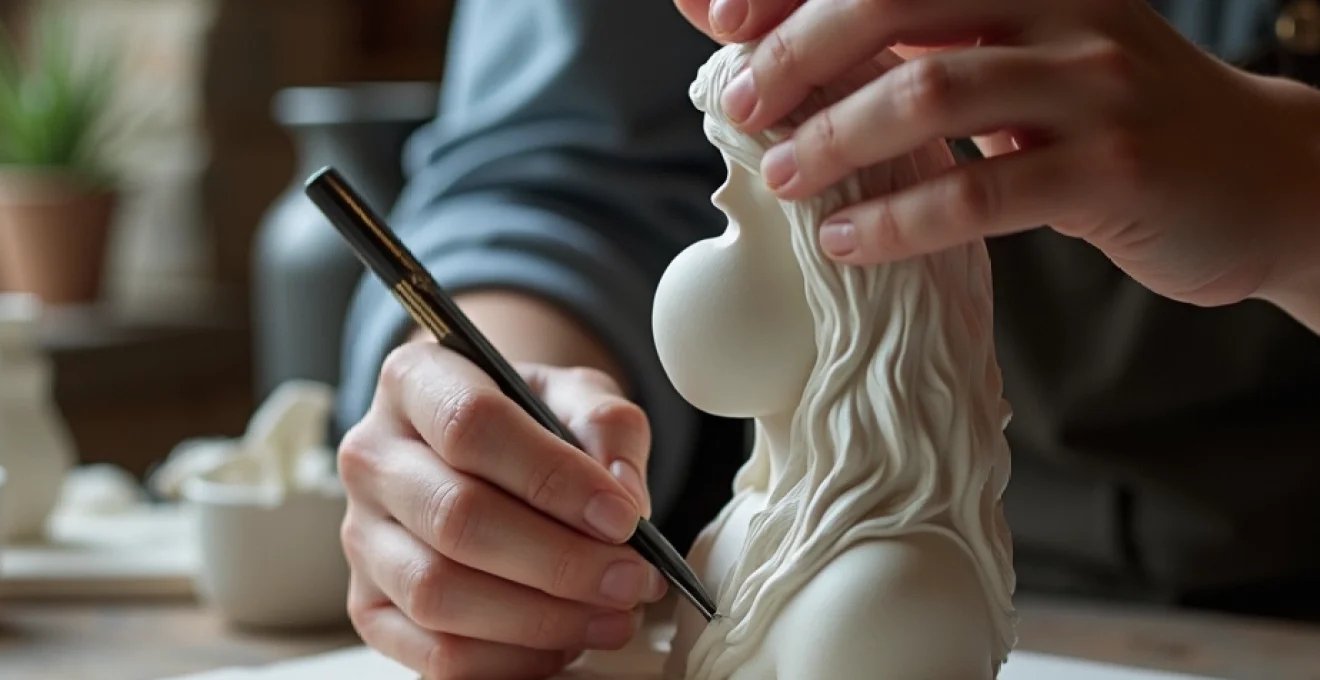sculpture sur argile