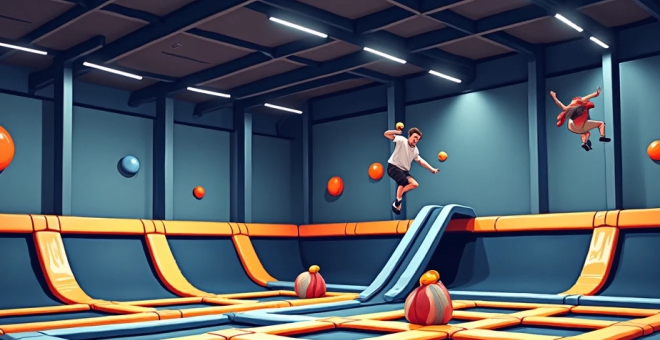 trampoline park de La Louvière